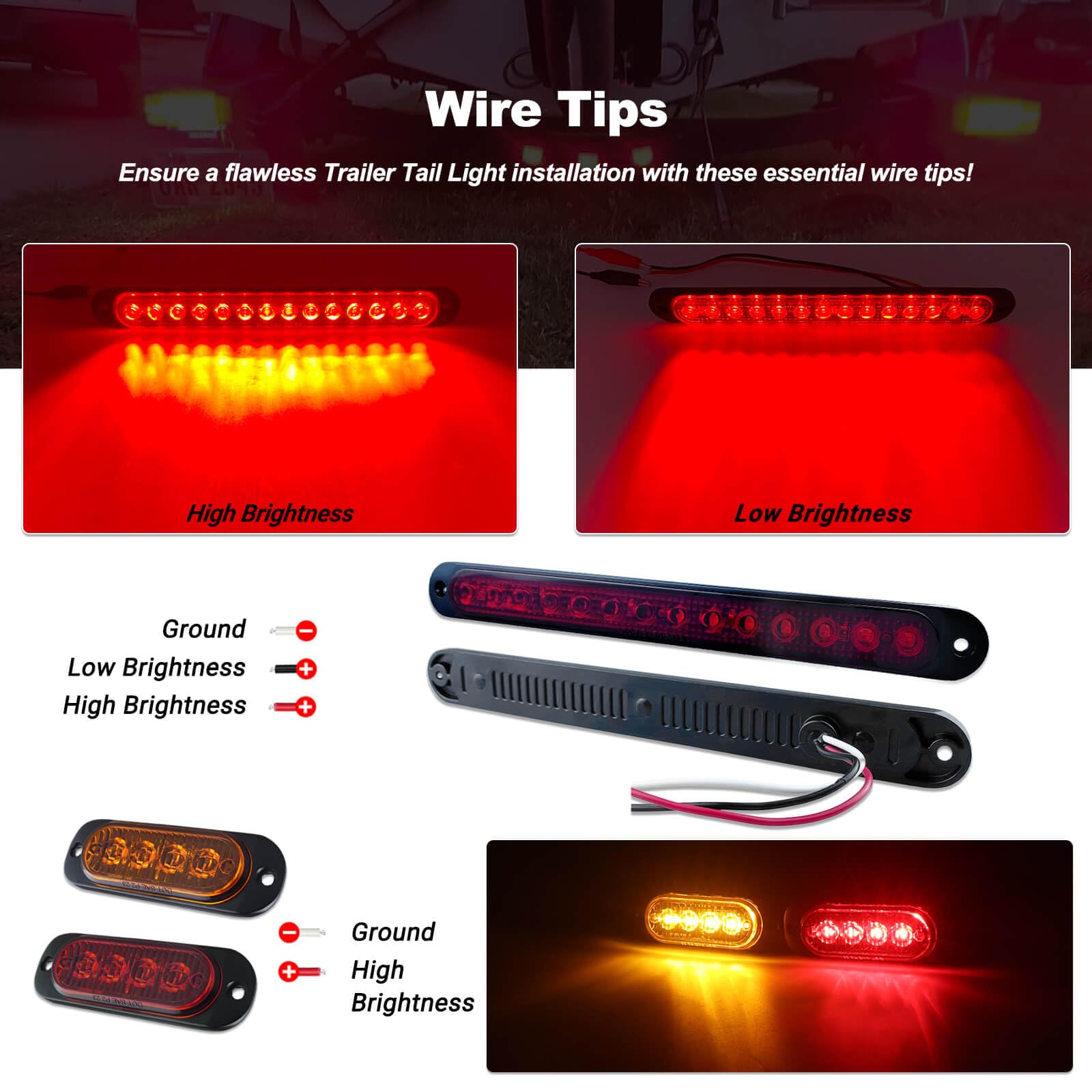 XtraGlow license plate bracket keeps plate illuminated for safety