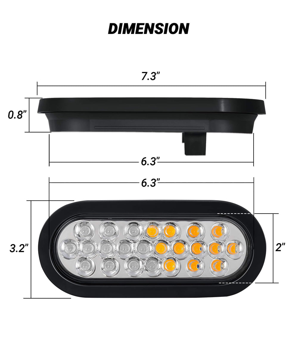 XtraGlow rubber grommets help seal the mounting exit against moisture