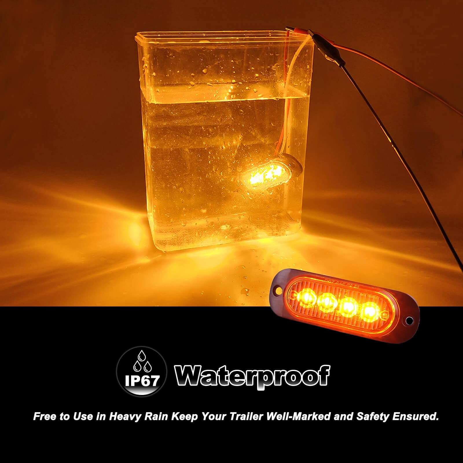 XtraGlow surface-mount design fits tight spots with easy install.