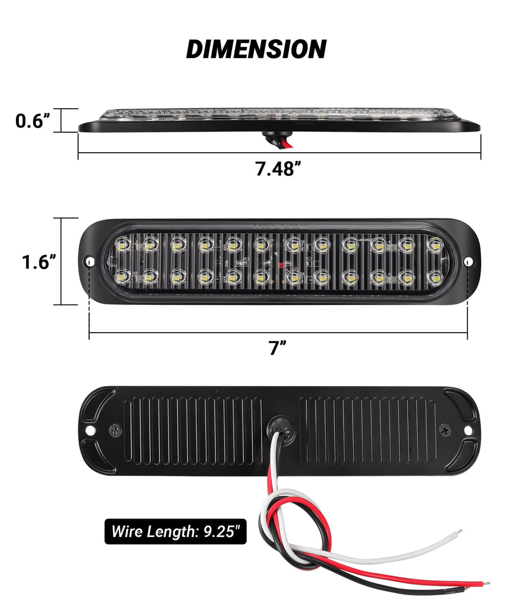 XtraGlow versatile 7.5-inch light for trucks, boats, tractors and campers