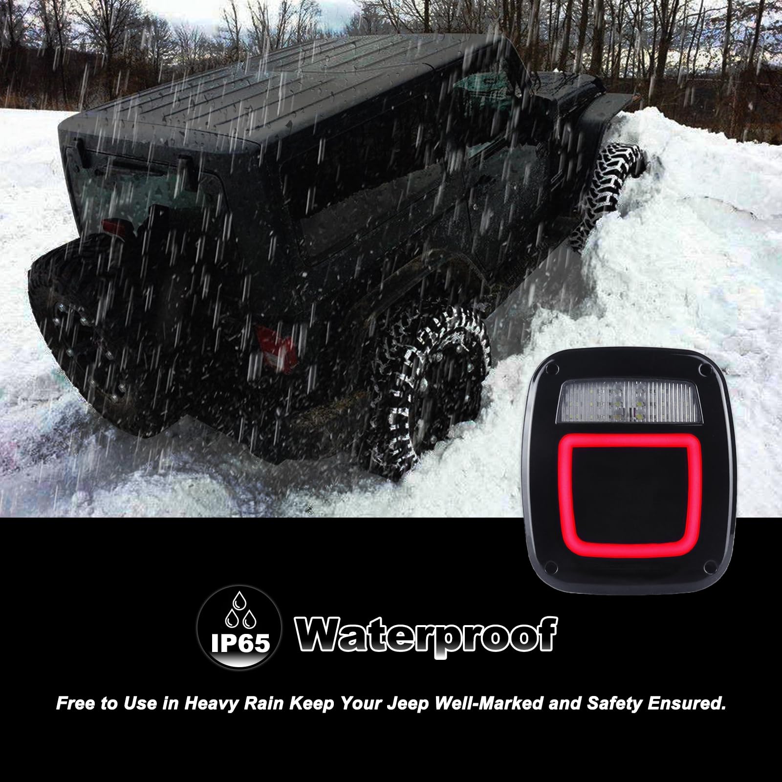 XtraGlow Wrangler side-marker lights kit for clear visibility at night