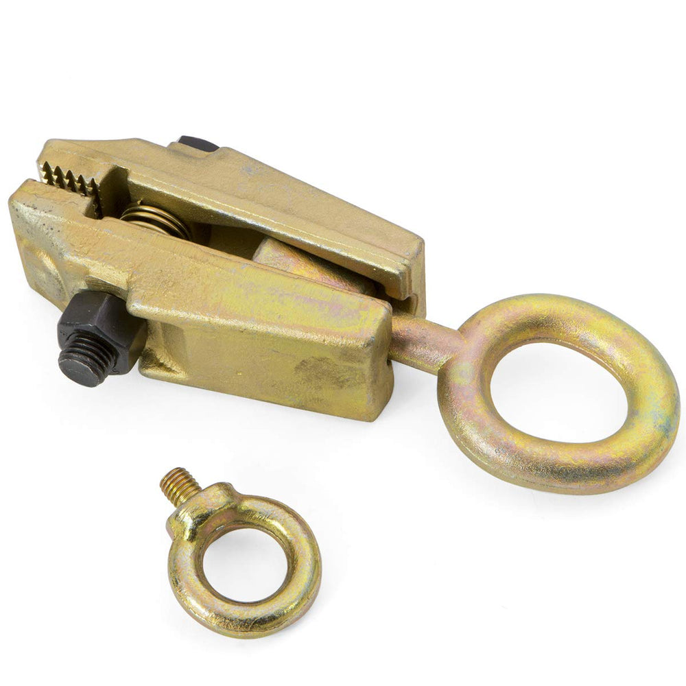 XtremepowerUS self-tightening serrated jaws grip securely during heavy repairs.