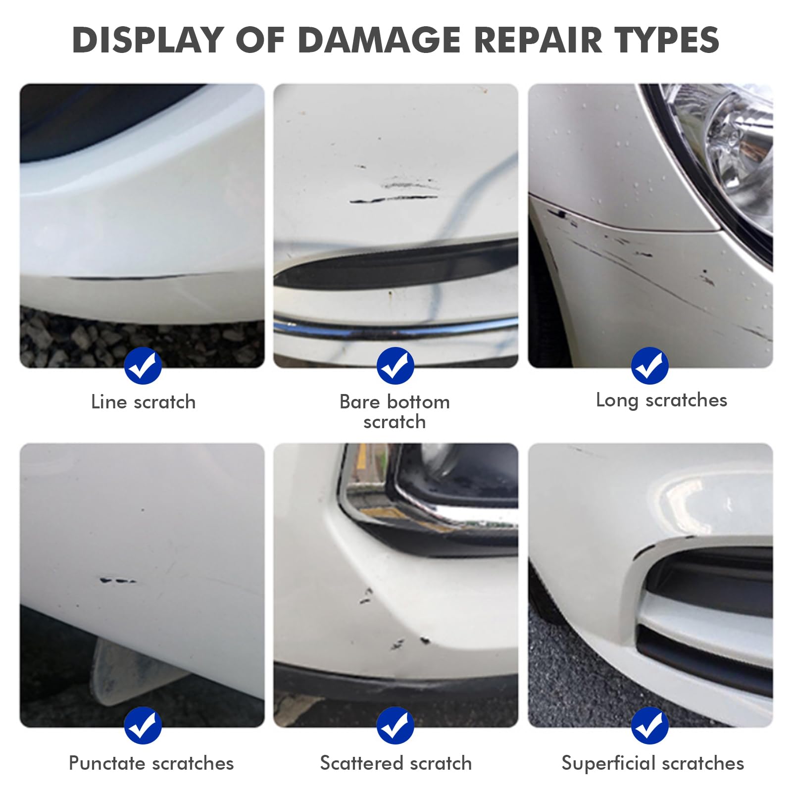 XTryfun PR4 Flame Red scratch repair kit in-use on panel.
