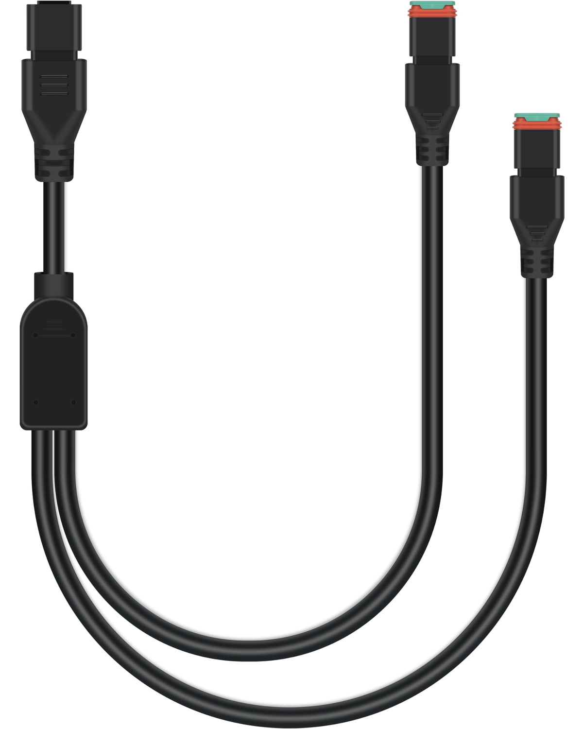 XuanBaOffroad 2-in-1 2ft harness extension for dual-light mounting on trucks and off-road vehicles