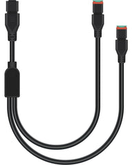 XuanBaOffroad 2-in-1 2ft harness extension for dual-light mounting on trucks and off-road vehicles
