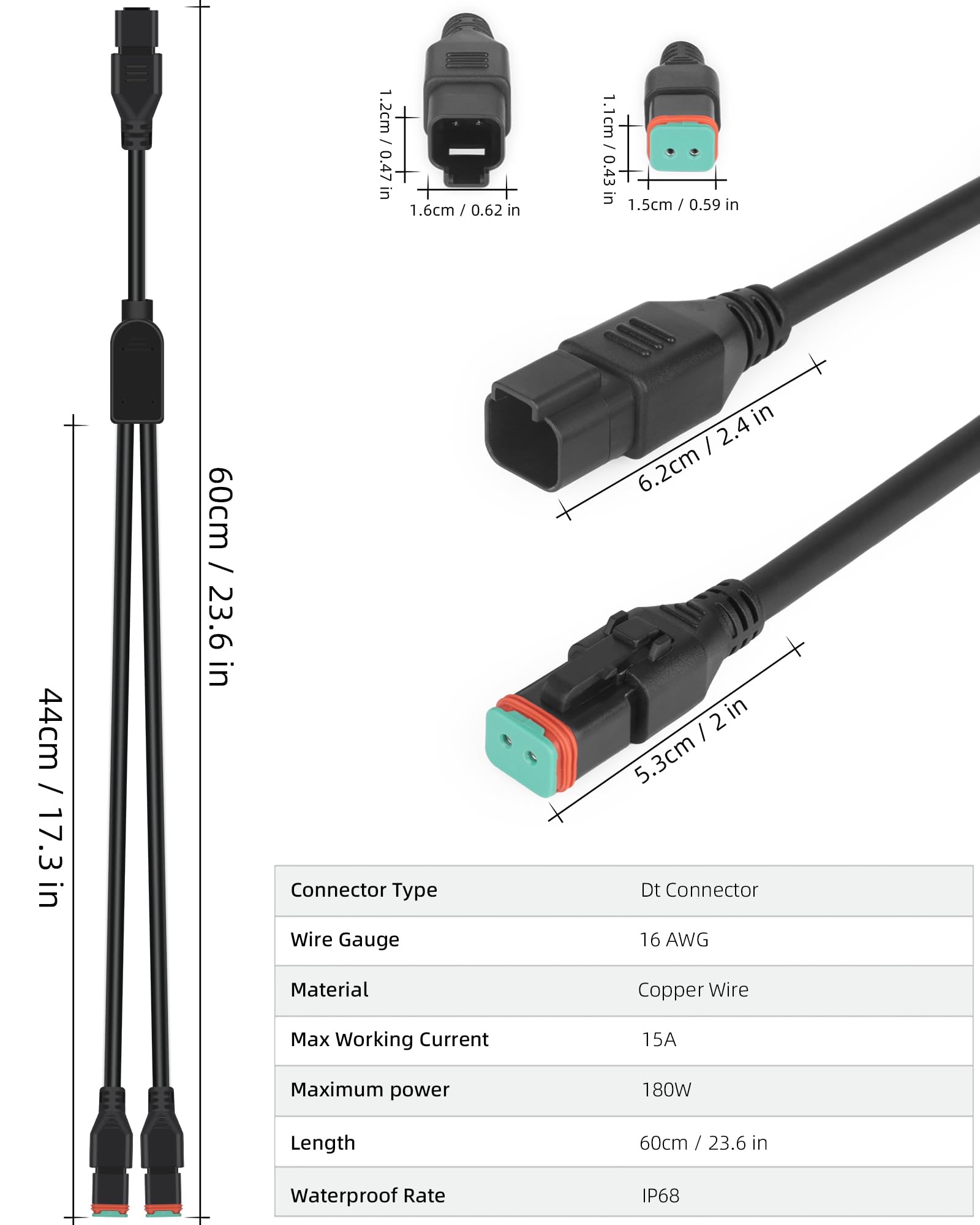 XuanBaOffroad DT-style seamless connector offers waterproof, secure power link
