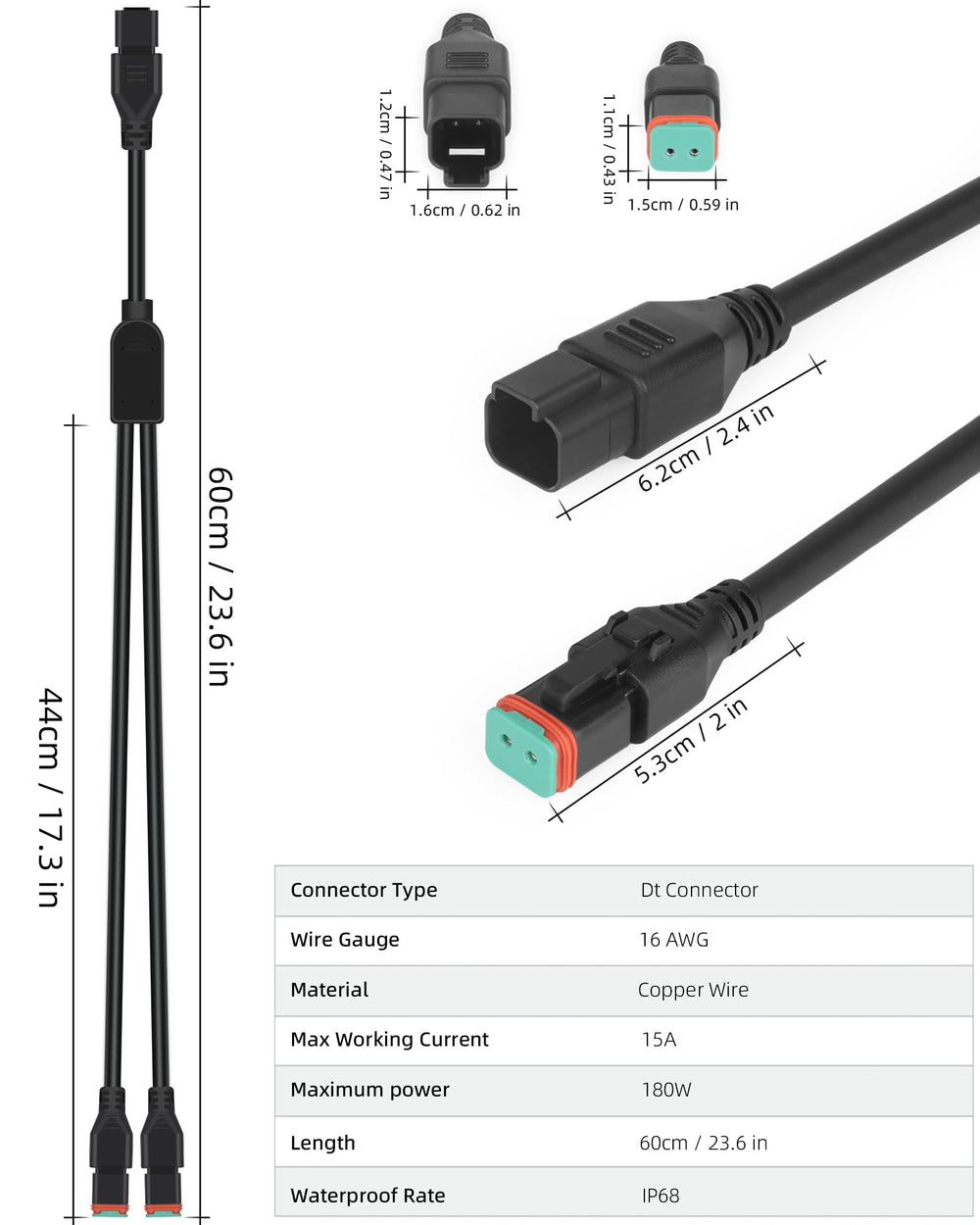 XuanBaOffroad DT-style seamless connector offers waterproof, secure power link