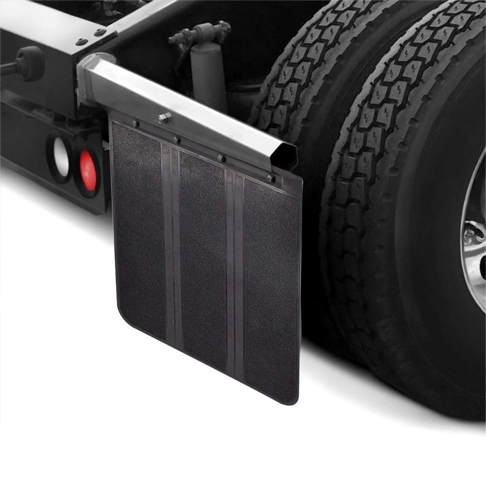 XUKEY two-piece mud flap set mounting hardware not included.