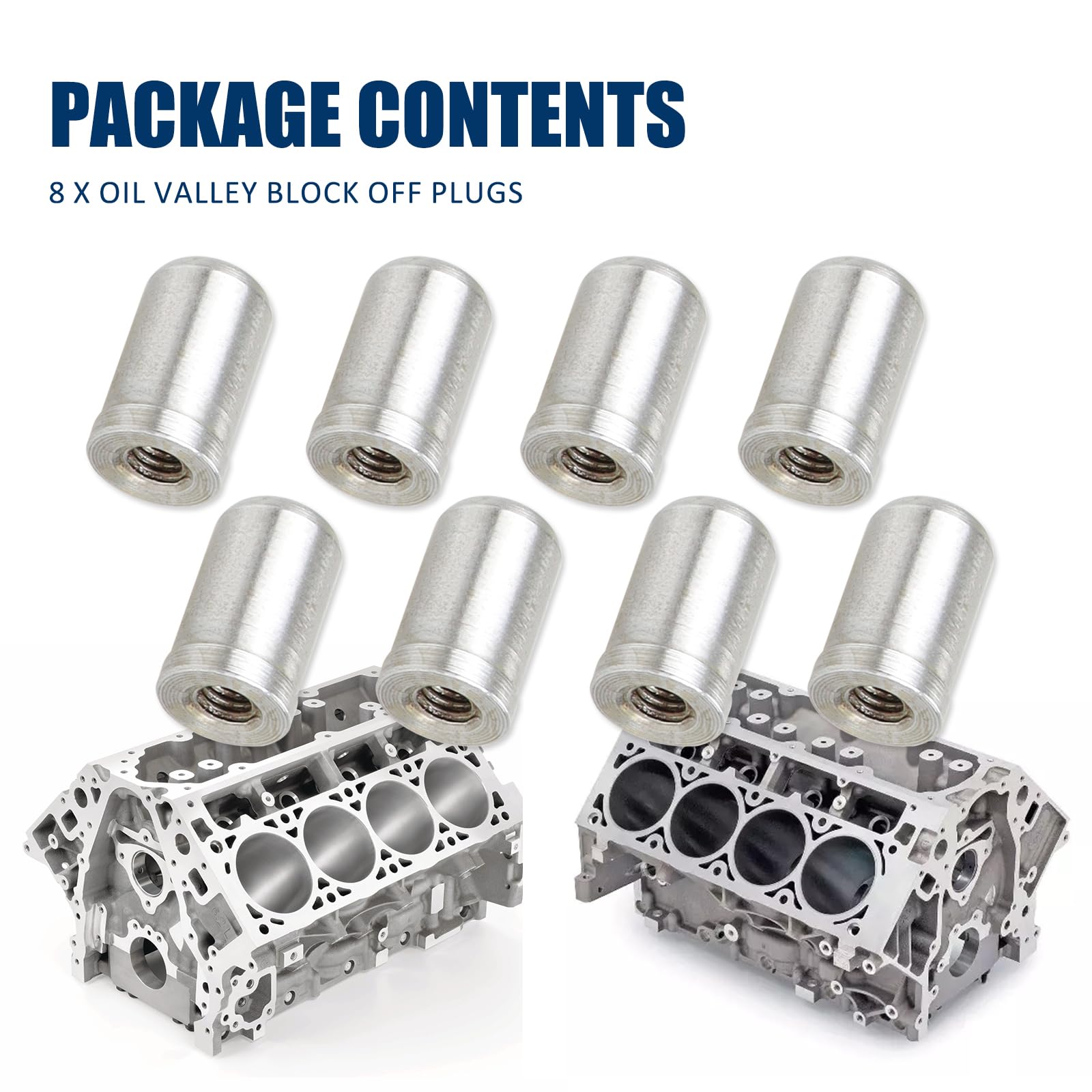 XUNCHY block off plugs support replacing DOD/AFM lifters with conventional LS/LS7.