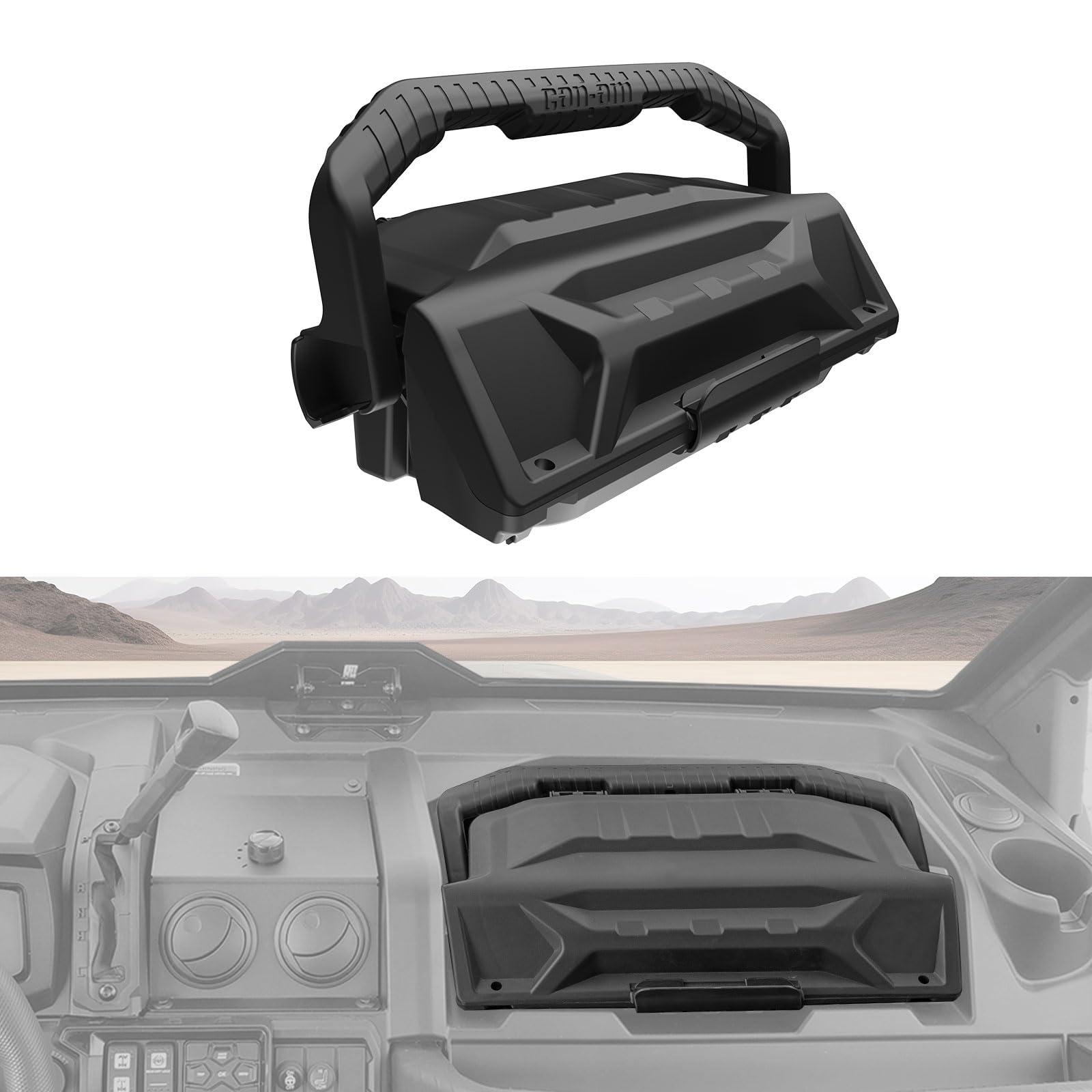 Waterproof design keeps items dry during rain or splashes