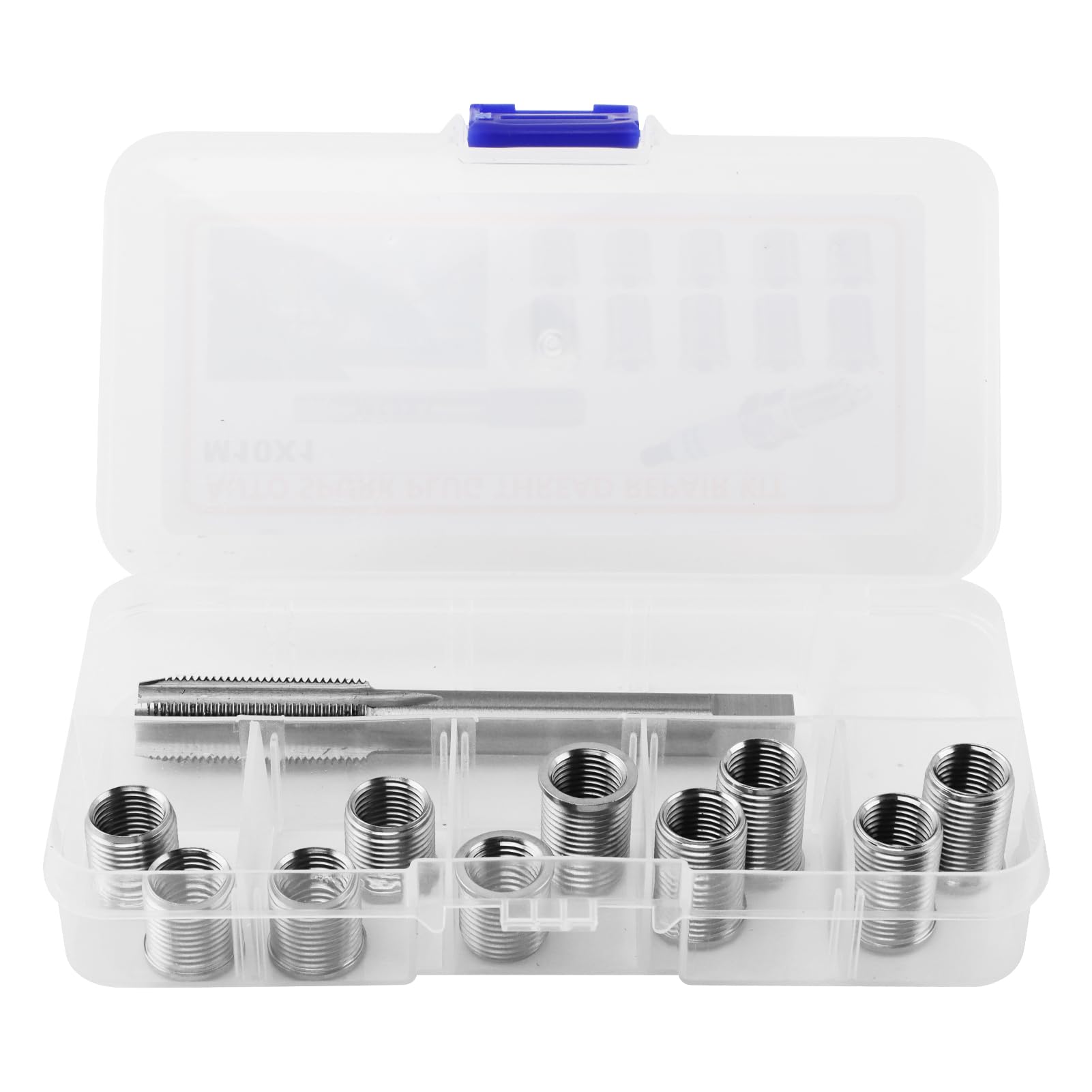 XuYelora spark plug thread repair kit taps ensure precise M10x1.0 and M12x1.0 threading.