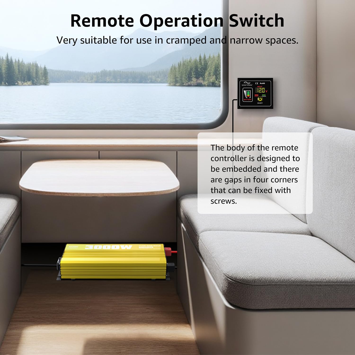 XWJNE remote controller with long cable for convenient operation