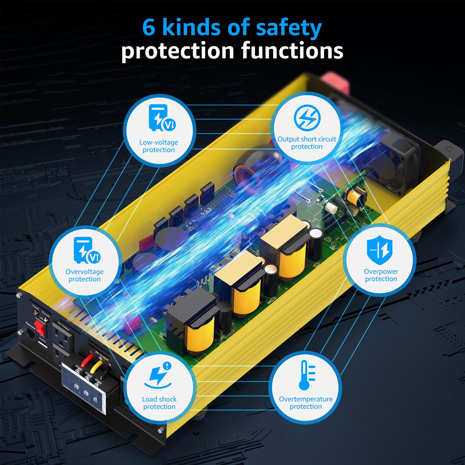XWJNE USB port provides 5V 2.4A charging for devices