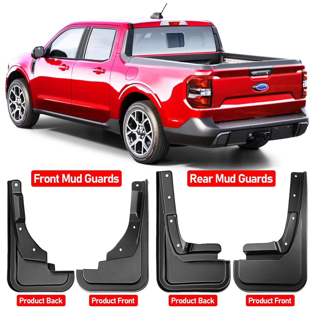 XWQZ mud flaps all-weather design protect against gravel, mud, and salt spray
