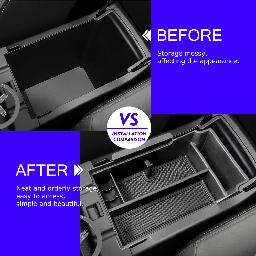 XXCIWP Crosstrek double-layer organizer reduces clutter and rattling