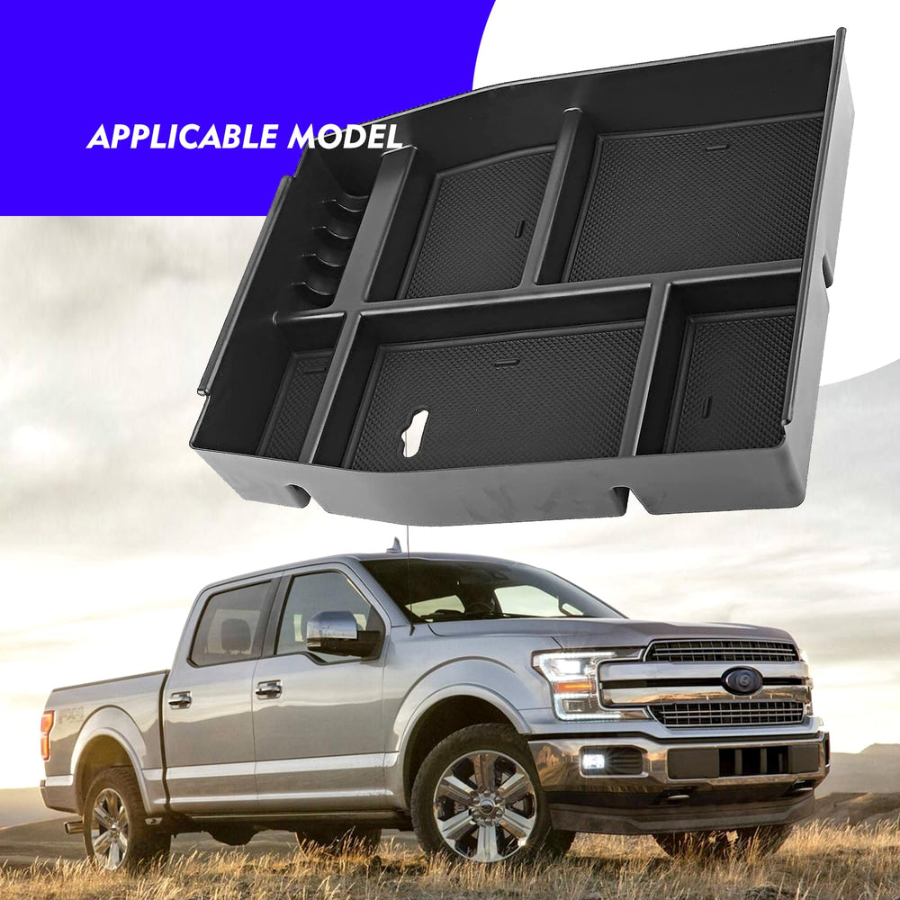 XXCIWP easy-install center console tray designed for full console F-150