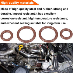 XXXCARXXX 72468 turbo mounting gasket kit with washers and seals