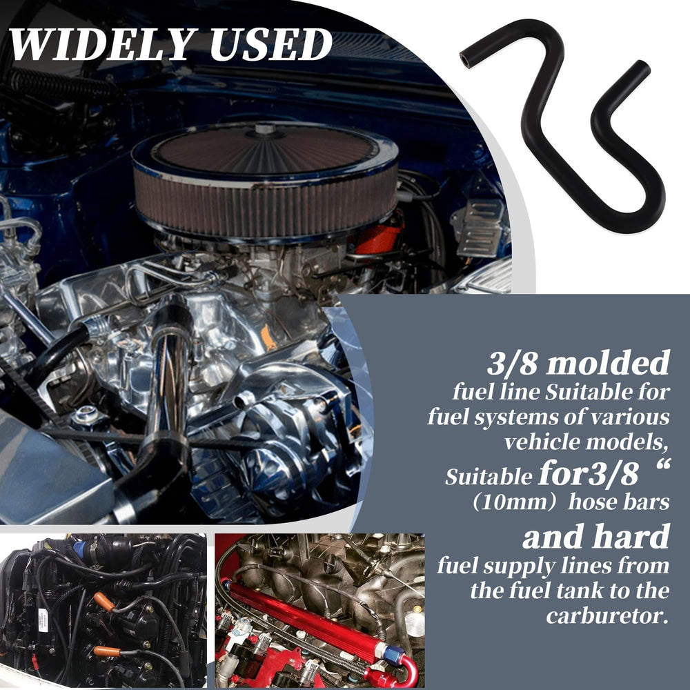 XYgdhqpt 3/8in elbow, 90-degree bend for compact vehicle routing.