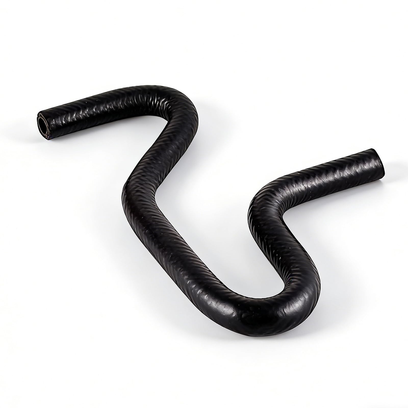 XYgdhqpt 5/16-inch molded hose elbow in a 45-degree bend for flexible fuel line routing