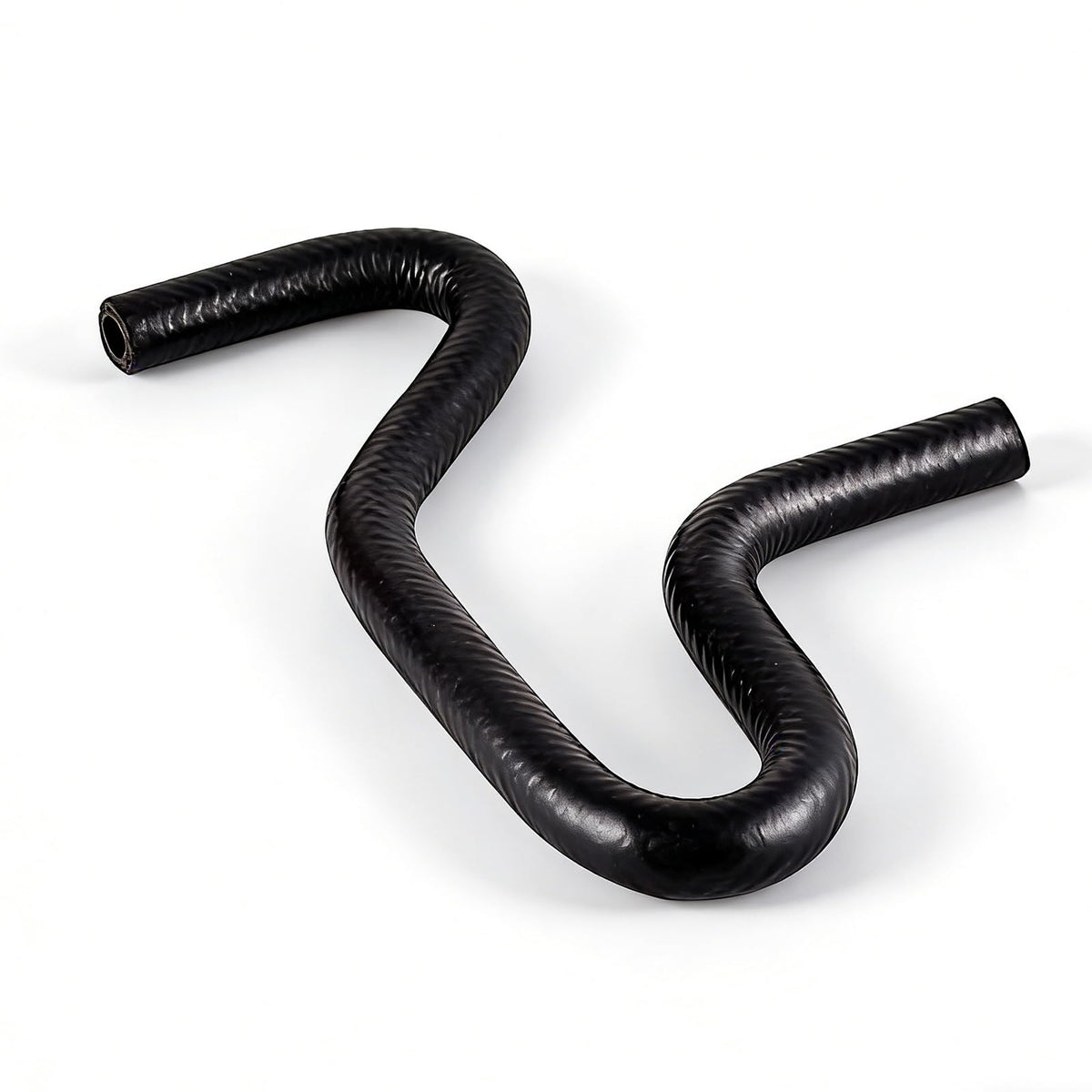 XYgdhqpt 5/16-inch molded hose elbow in a 45-degree bend for flexible fuel line routing