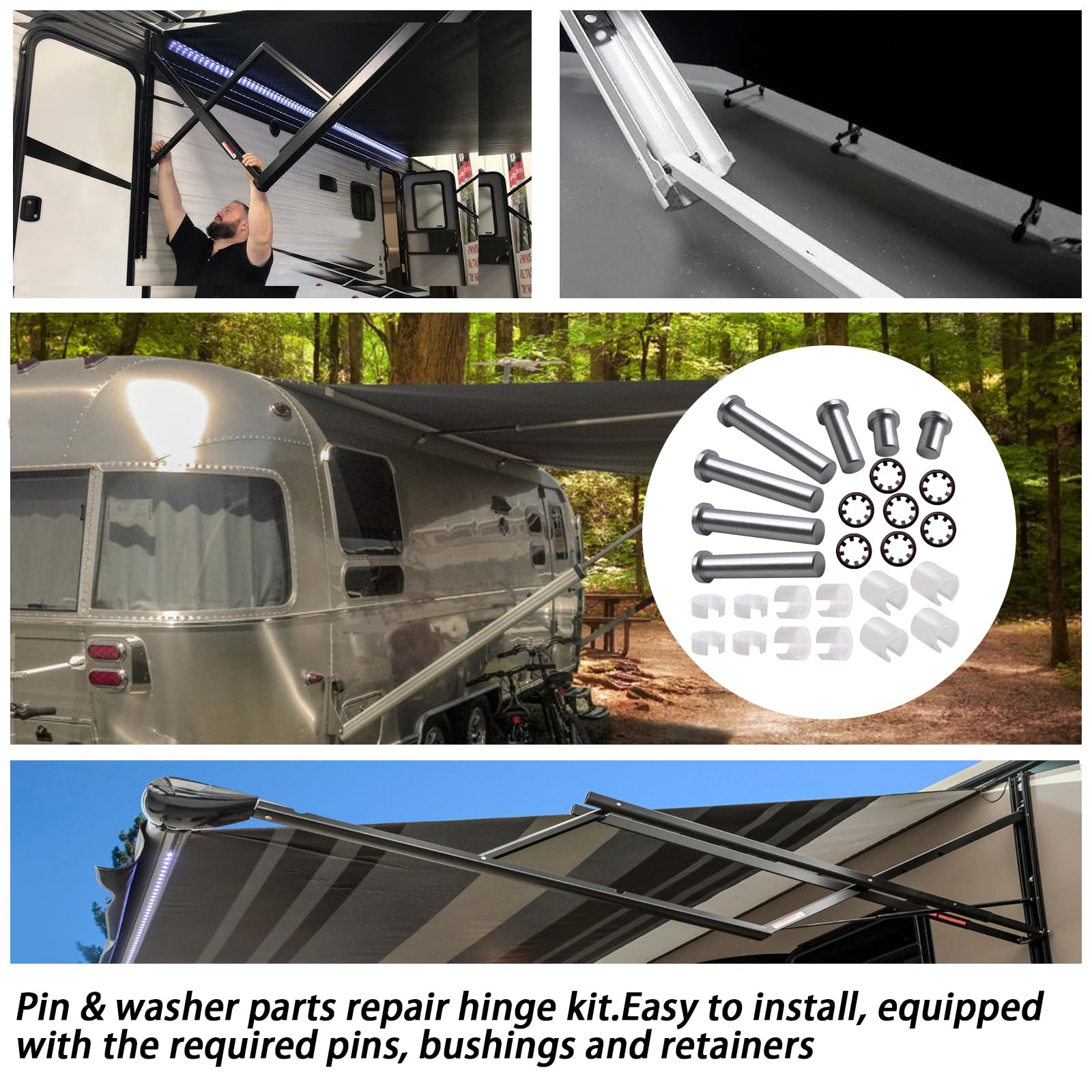 XYgdhqpt complete repair kit for a single awning arm