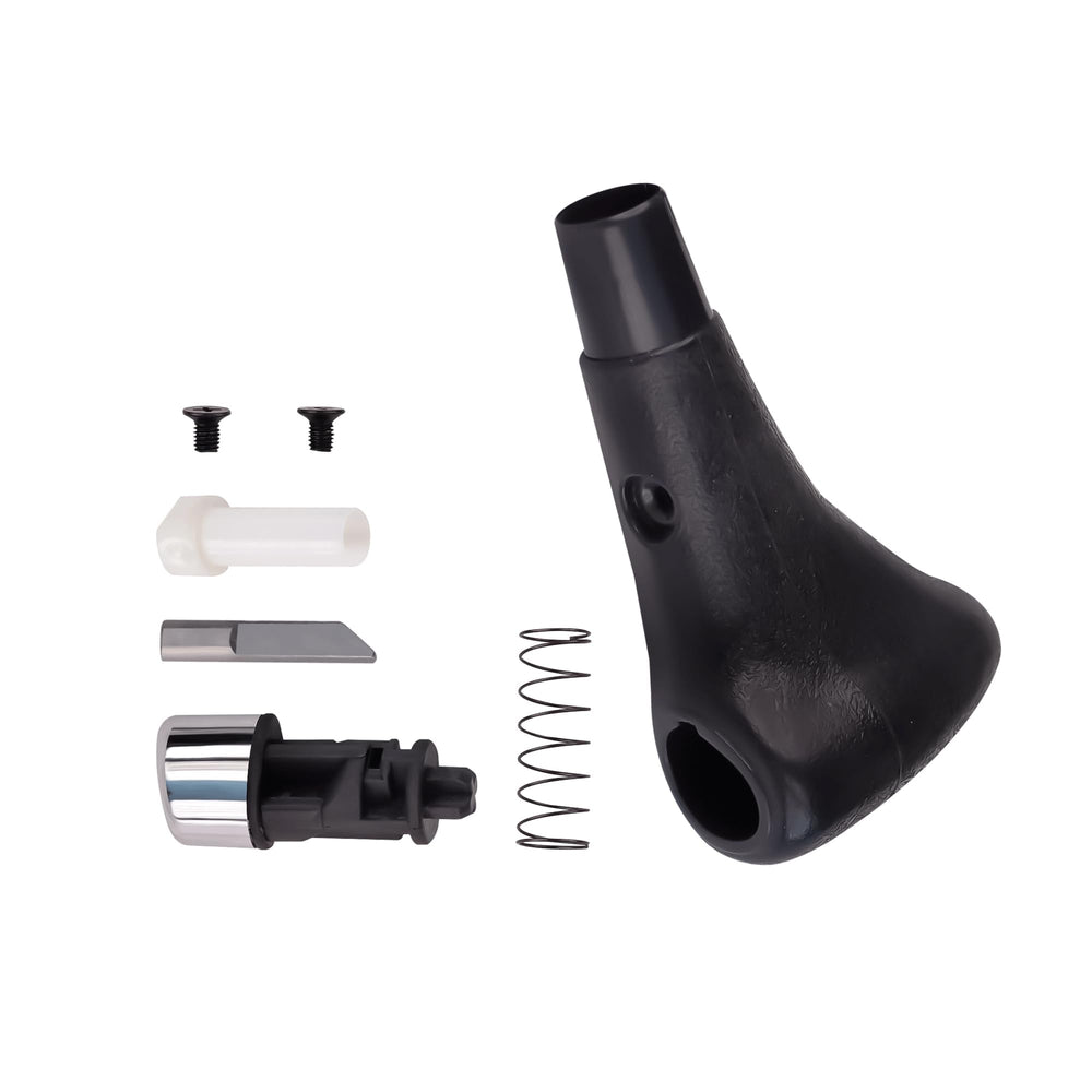 Step-by-step installation visuals for XYgdhqpt shift knob assembly