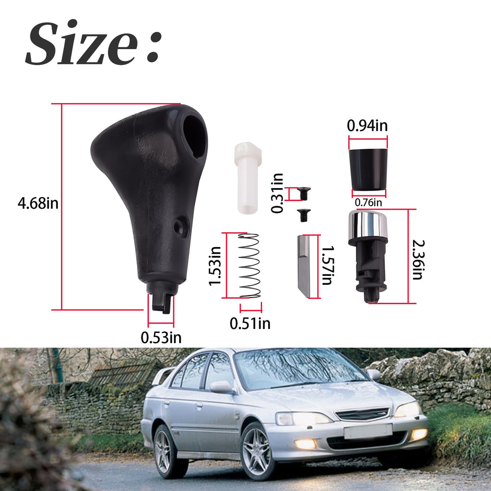 Metallic finish and precise machining of XYgdhqpt shift knob for a premium feel