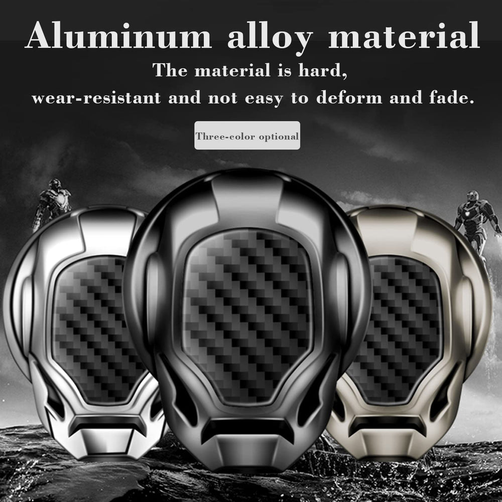 XYHGM carbon fiber detail start/stop cover elevates interior design with modern texture
