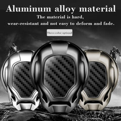 XYHGM carbon fiber detail start/stop cover elevates interior design with modern texture