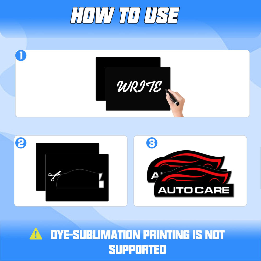 XYK 2-pack car signs prevent scratches on doors
