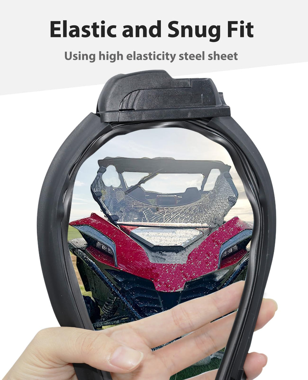 XYNOXRIDE kit delivers clear view in dew and light rain.