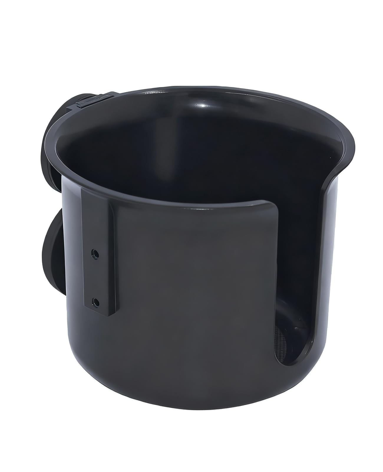 XYNOXRIDE magnetic cup holder, side view, secures drinks on metal surfaces.