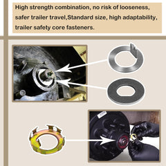 xyocx spindle nut retainer demonstrates secure EZ-Lube setup