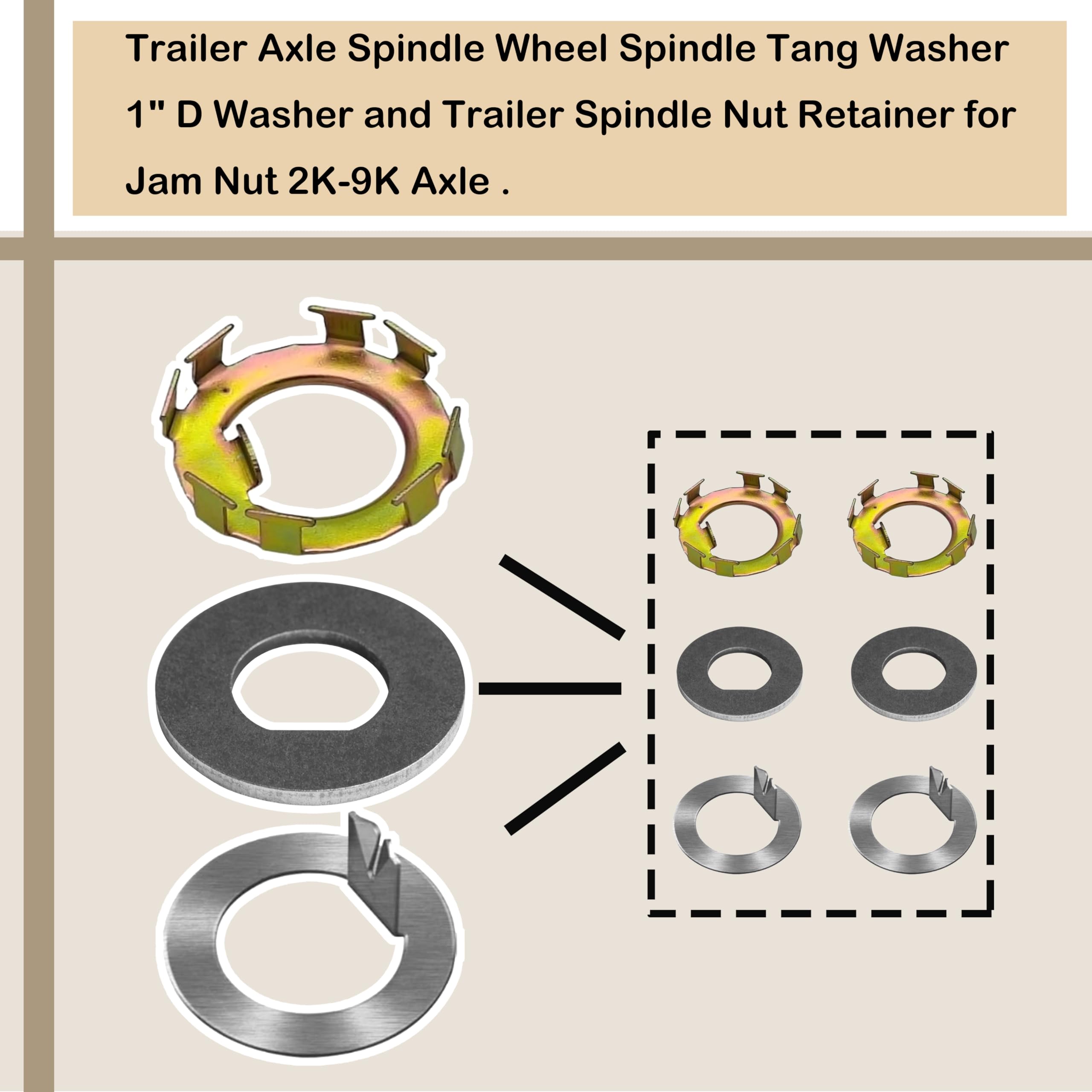 xyocx tang washer image highlights replacement for 2K–7K axles