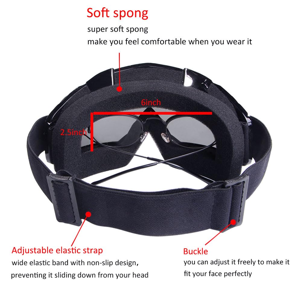 XYOP adjustable strap fits most helmets for secure, snug helmet compatibility.