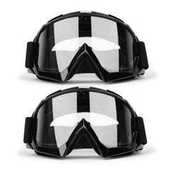 XYOP goggles with wide-vision clear lens for enhanced on-track visibility.