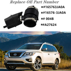 XYWZV air mass meter boot for Pathfinder protects the sensor from debris.