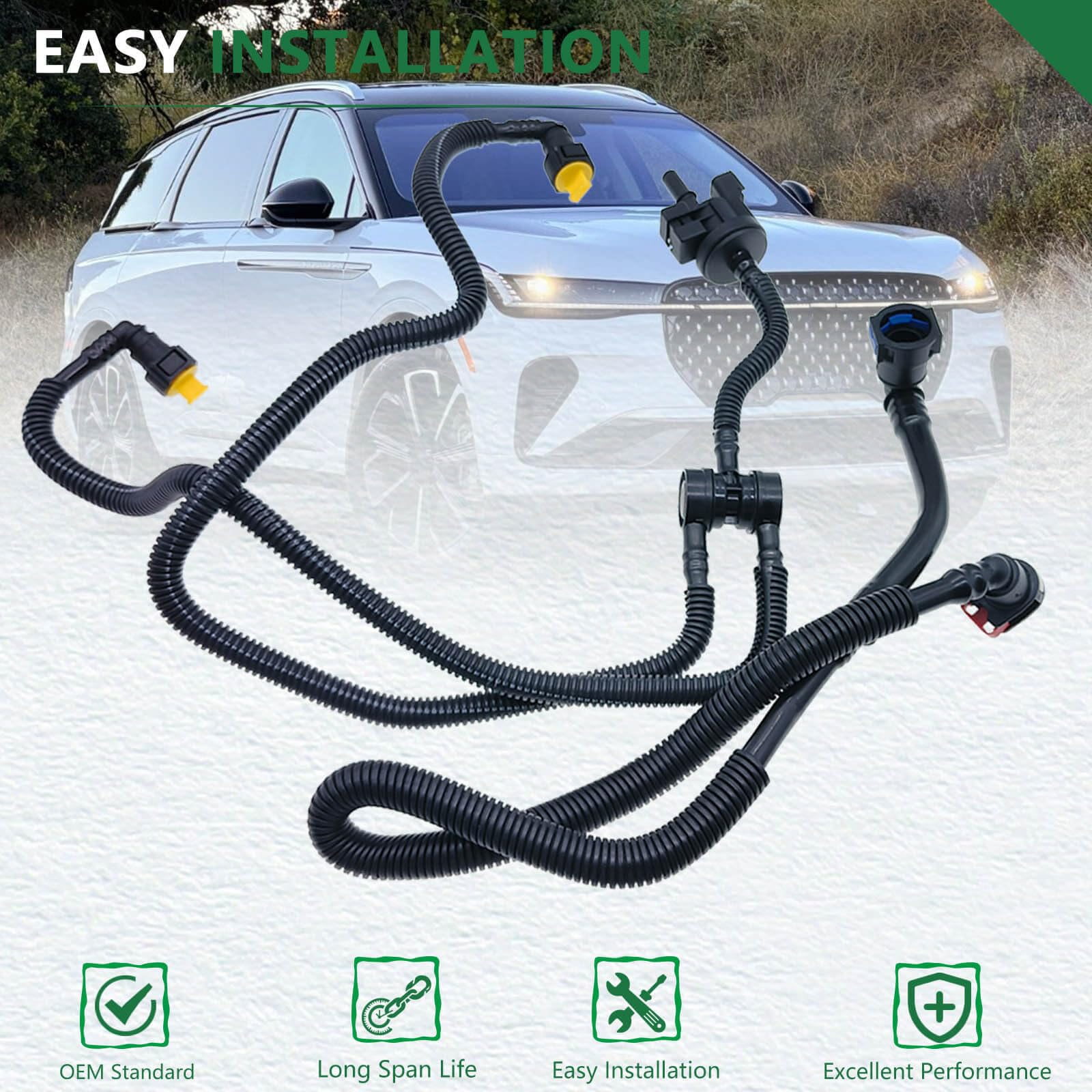 XYWZV engine compartment fit demonstrates durable valve placement in tight spaces