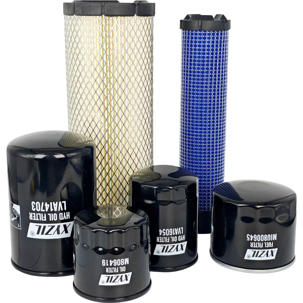 XYZIL service filter set assembled view with all parts