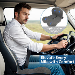 XZdream Cushion with non-slip base to prevent shifting during long drives