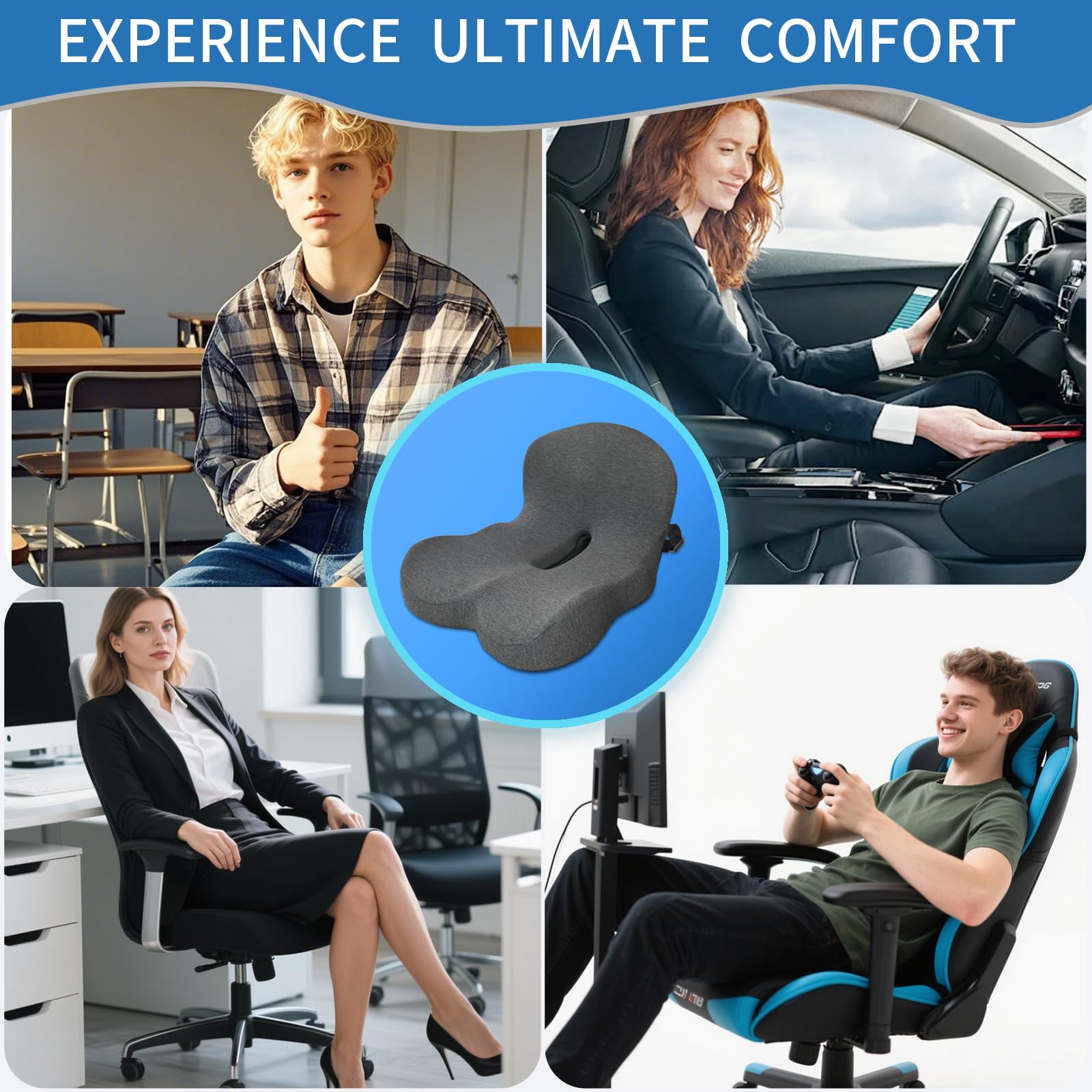 XZdream Seat cushion in a truck cabin for on-the-go comfort