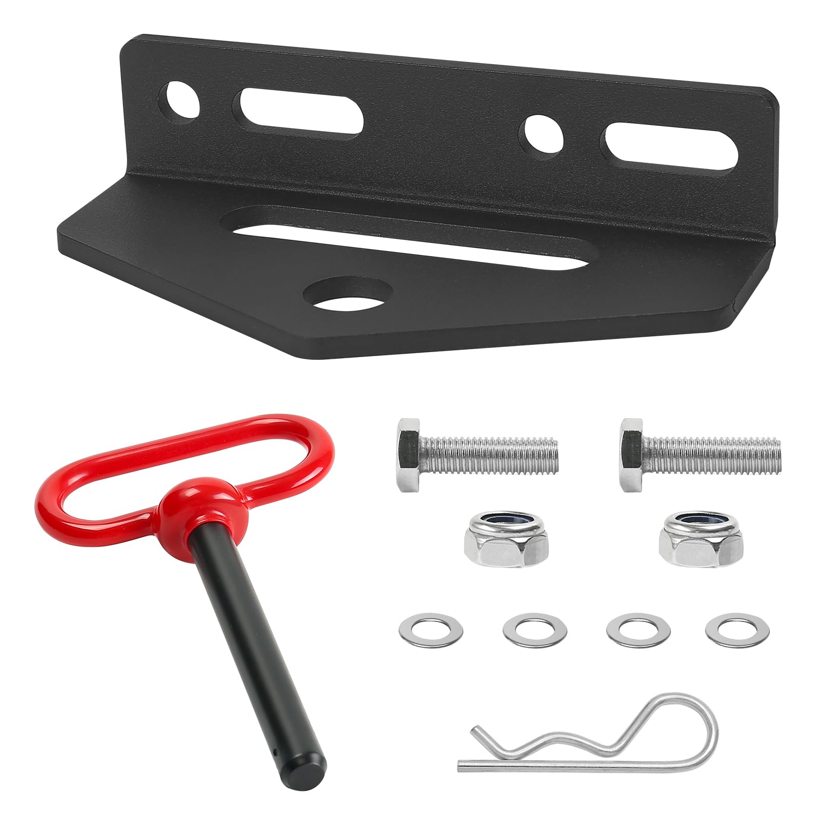 XZWMY universal heavy duty hitch for zero turn mowers and trailers.