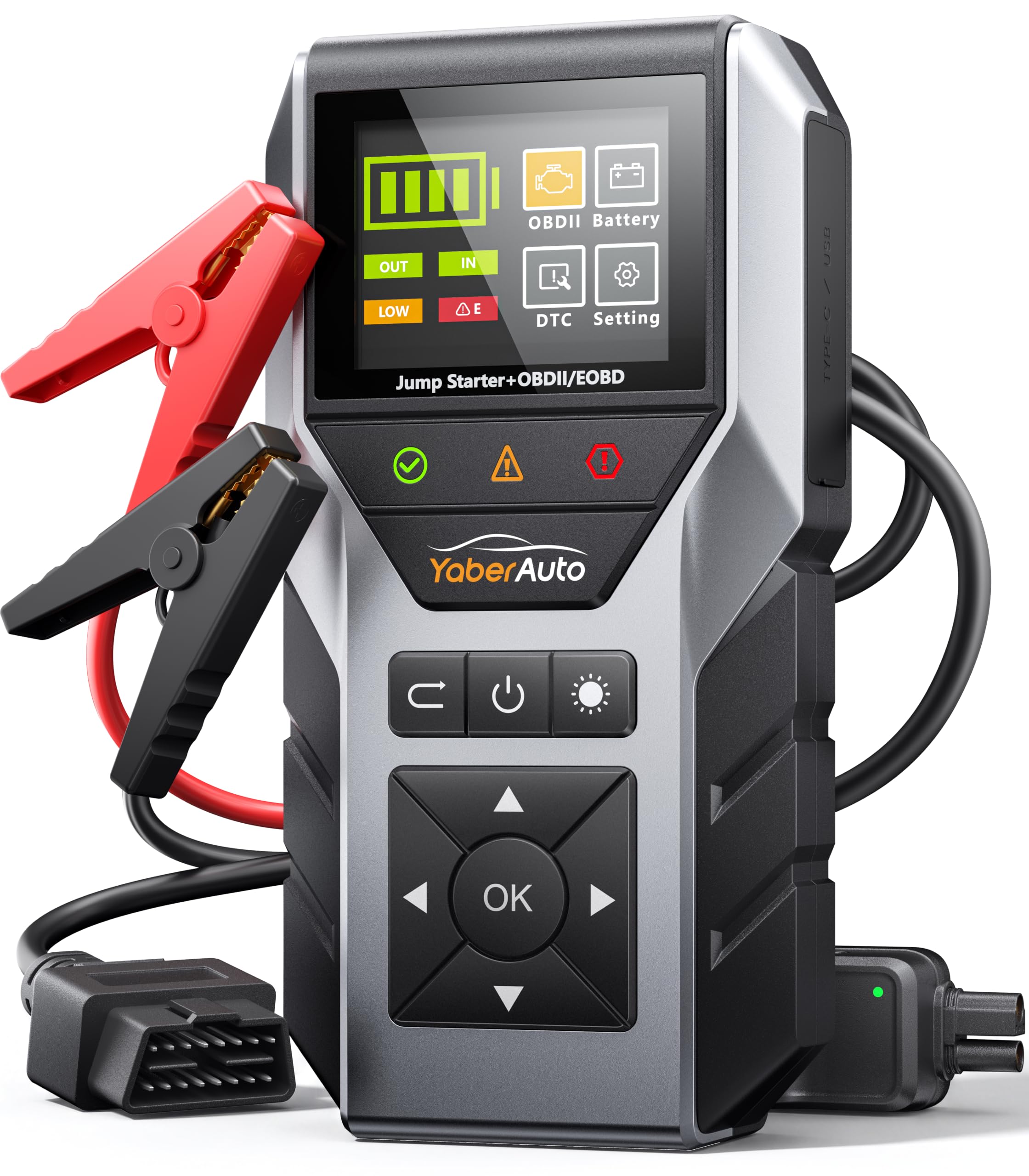 YaberAuto AP04 front panel showing ports and controls for quick access