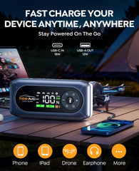 YaberAuto large display and buttons close-up for easy pressure control