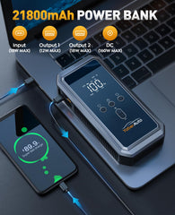 YaberAuto YA70 USB-C power bank charges devices on the go