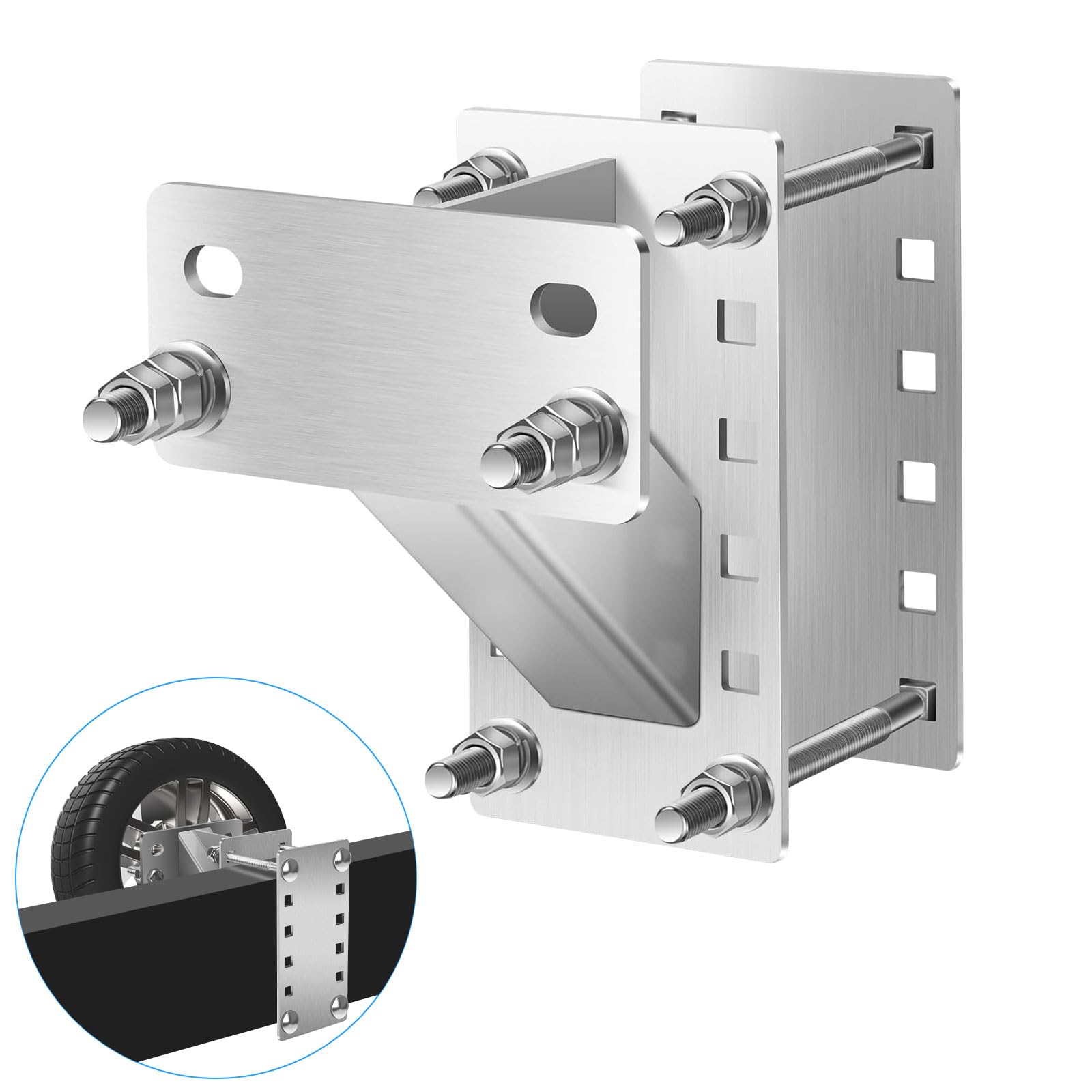 Yaheeda spare tire carrier bracket assembly for durable trailer mounting.