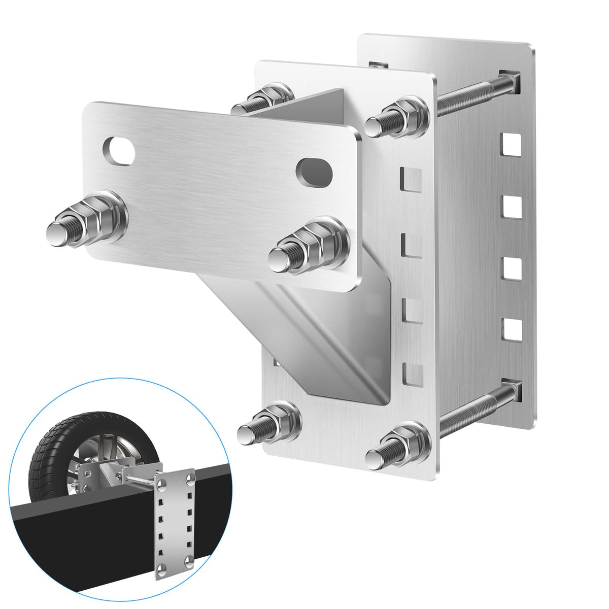 Yaheeda spare tire carrier bracket assembly for durable trailer mounting.