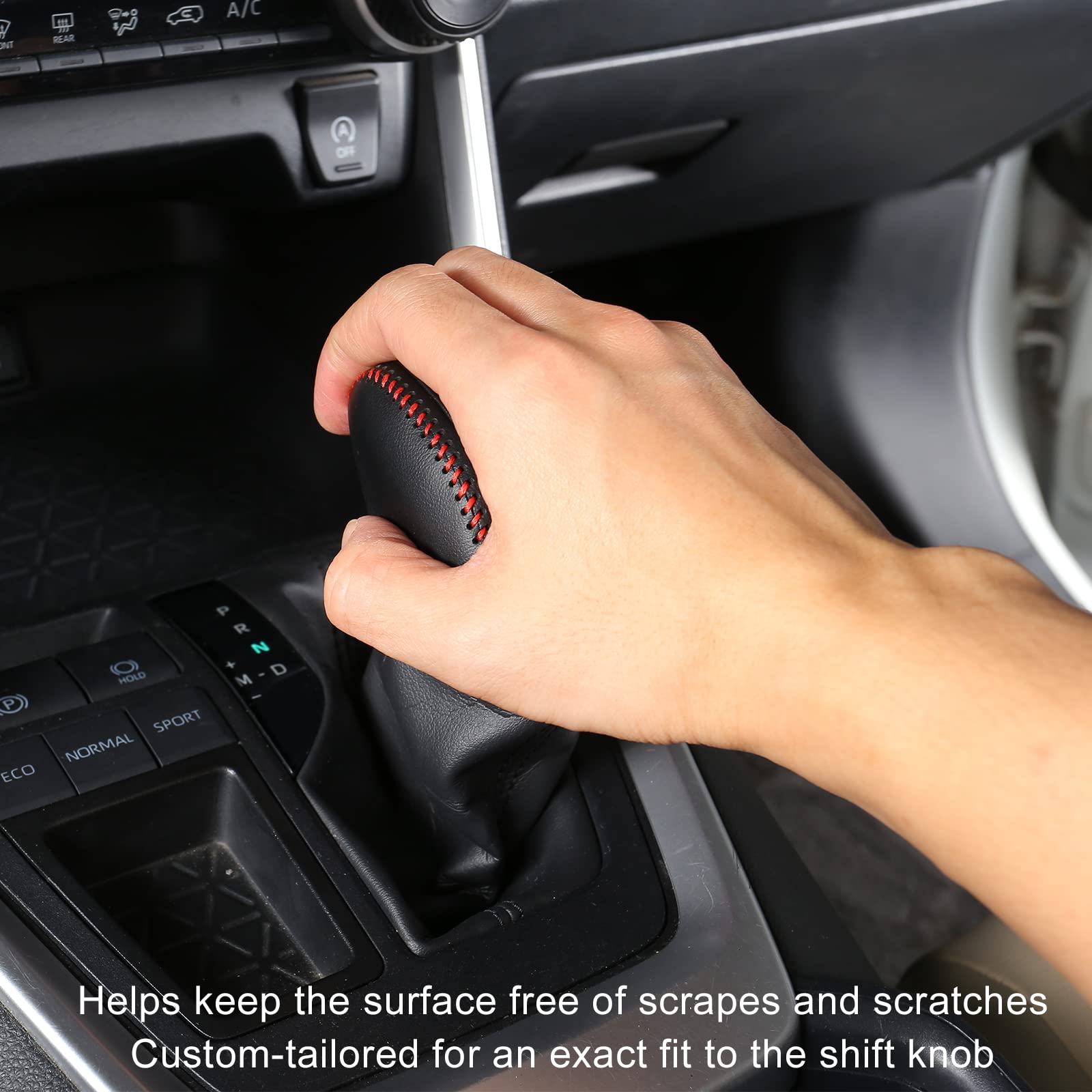 YAKANEY gear shift cover style for Highlander interior upgrade