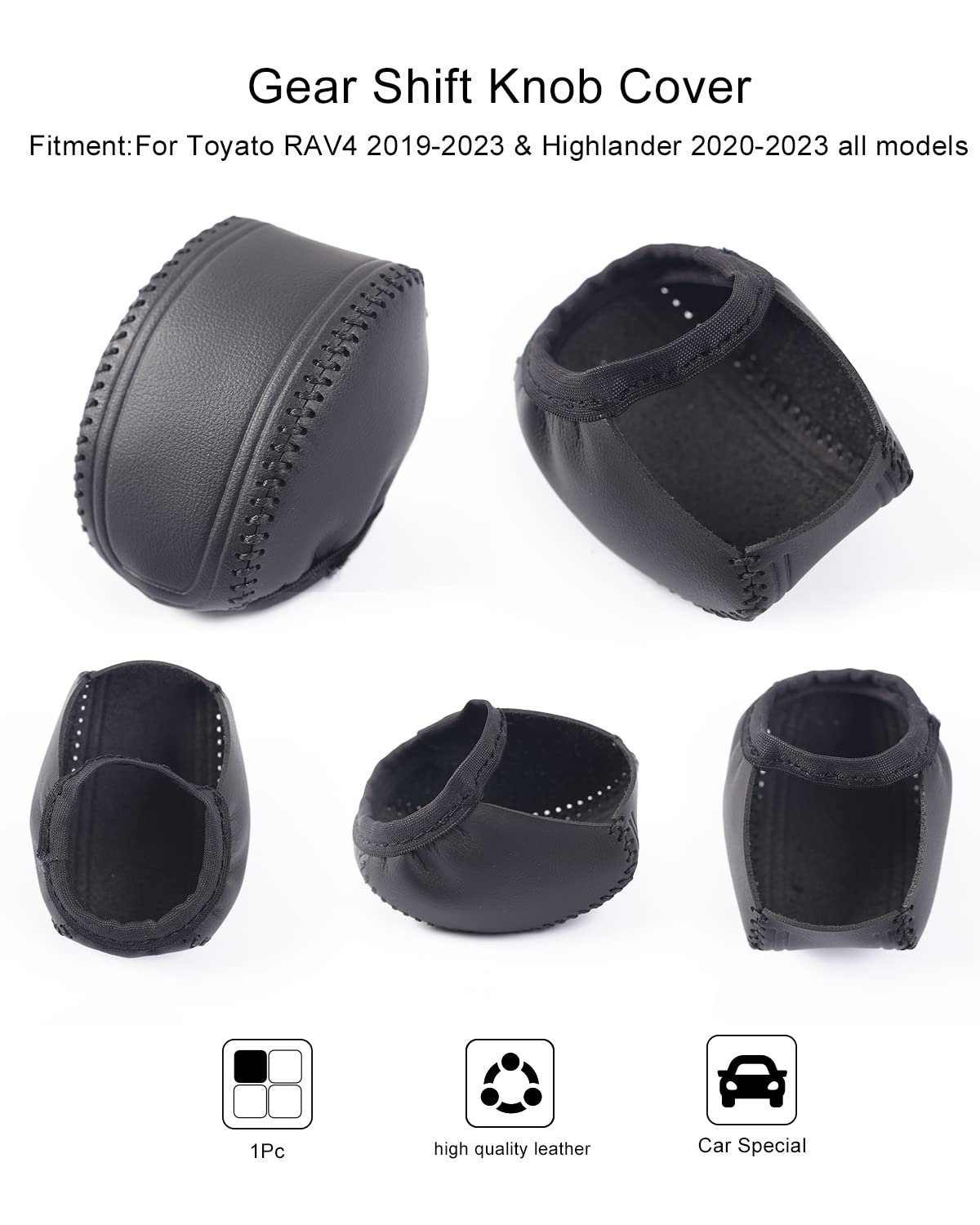 YAKANEY gear shift cover installation demo for RAV4 and Highlander