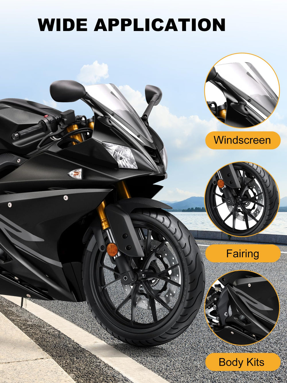 YALTIES oxidized-black finish adds a sleek look and rust resistance